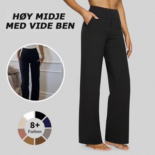 🔥Losse, hooggetailleerde businessbroek met een informele tailleband