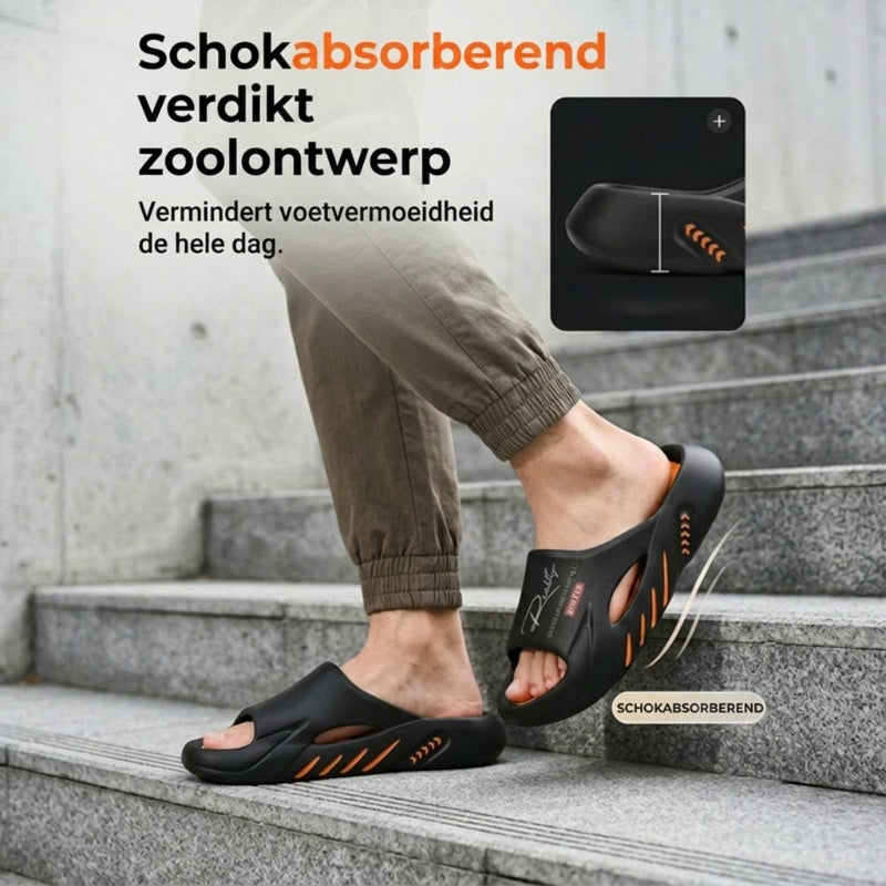 🥳ZOMER HITTEAANBIEDING🥳💞50.000+ VERKOCHT!💥49% KORTING! 🔥Antislip-dikke zool-wolkslides voor heren
