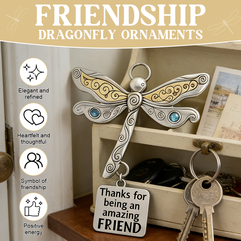 ❤️ Vriendschapshanger met libelle en een hartverwarmende quote -🌟 Een perfect cadeau voor een vriend(in)