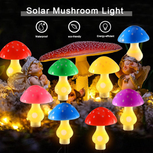 🍄☀️ Zonne-paddestoelverlichting– Verlicht uw tuin met fantasie en magie!✨