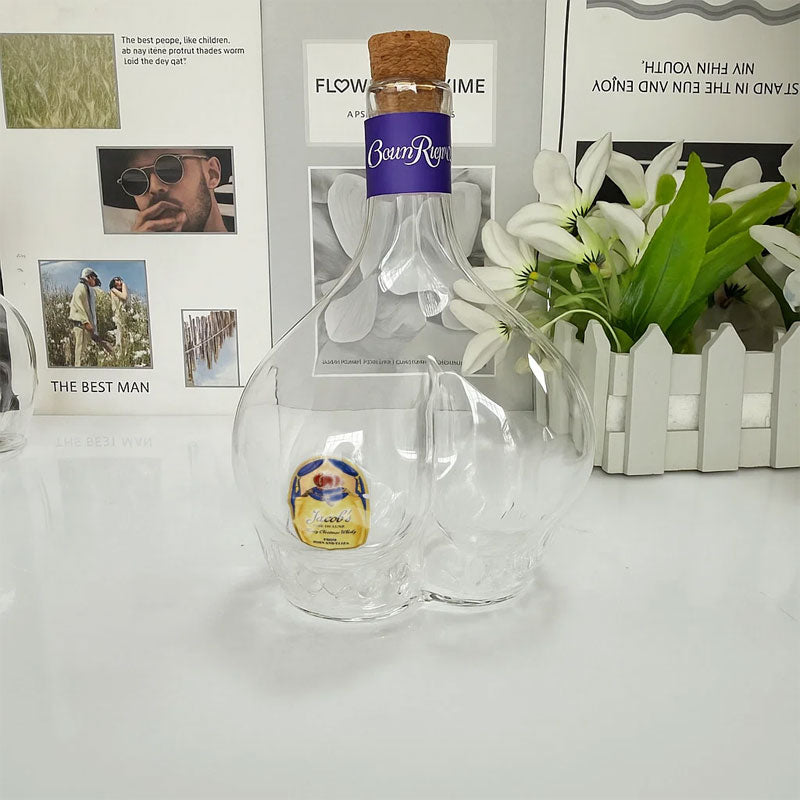 🥂Geef uw wijnproeverijen een speels tintje met deze leuke fles.