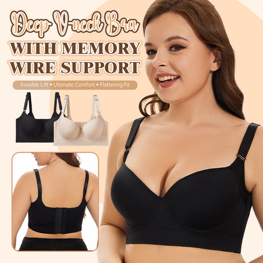 👙 Diepe V-hals bh met memory foam beugel 👙