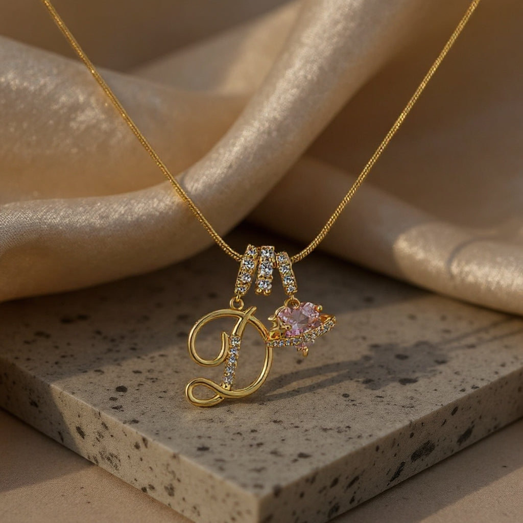 💖Onbeperkte 50% korting✨Drielaagse letter A-Z hanger ketting🎀