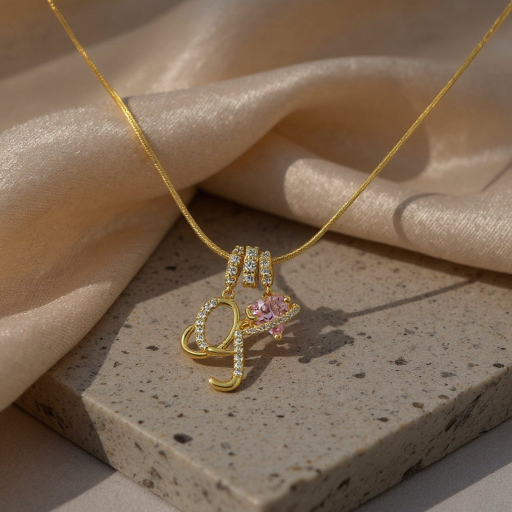 💖Onbeperkte 50% korting✨Drielaagse letter A-Z hanger ketting🎀