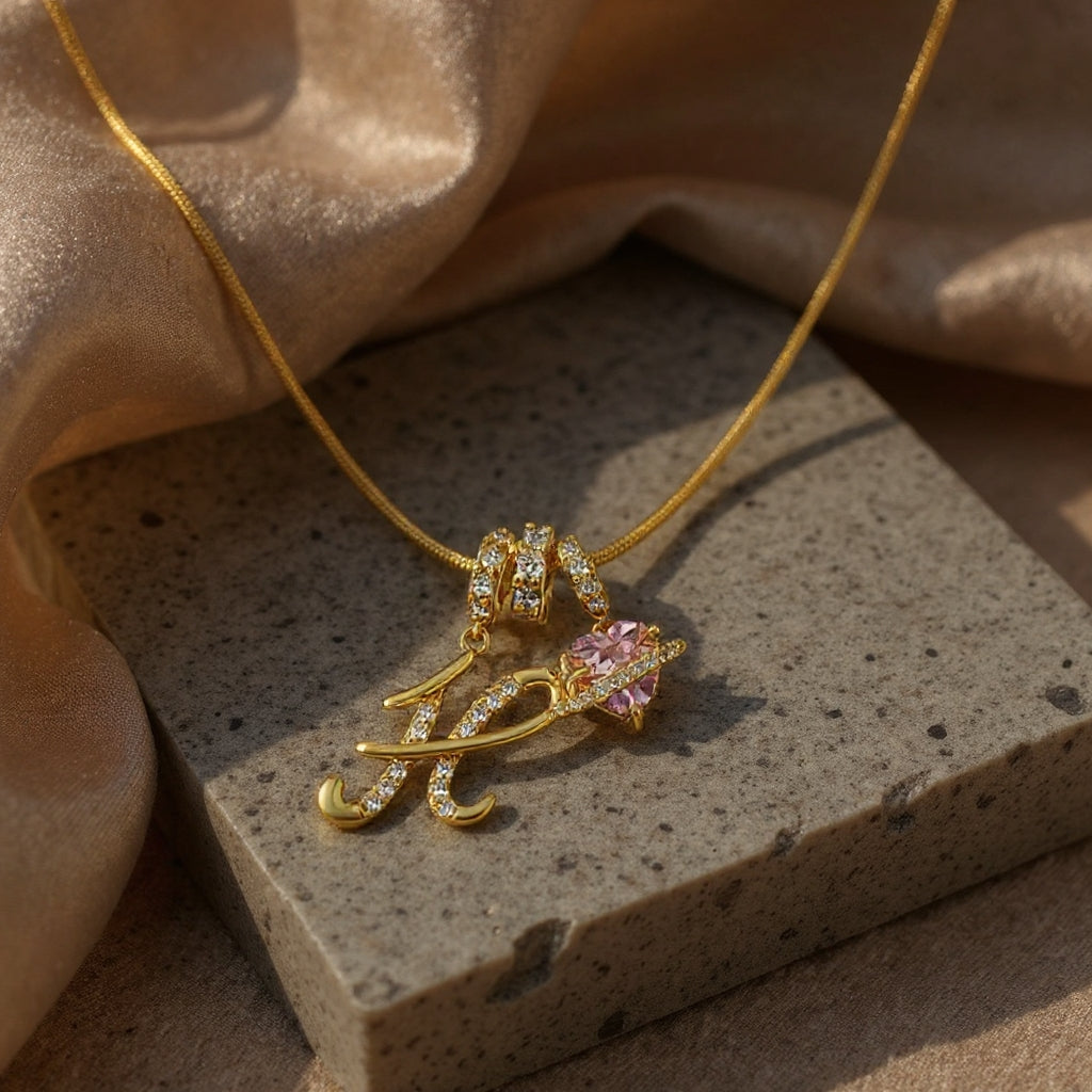 💖Onbeperkte 50% korting✨Drielaagse letter A-Z hanger ketting🎀