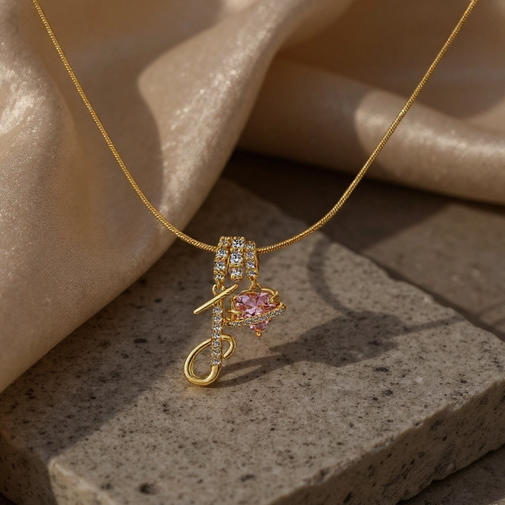 💖Onbeperkte 50% korting✨Drielaagse letter A-Z hanger ketting🎀