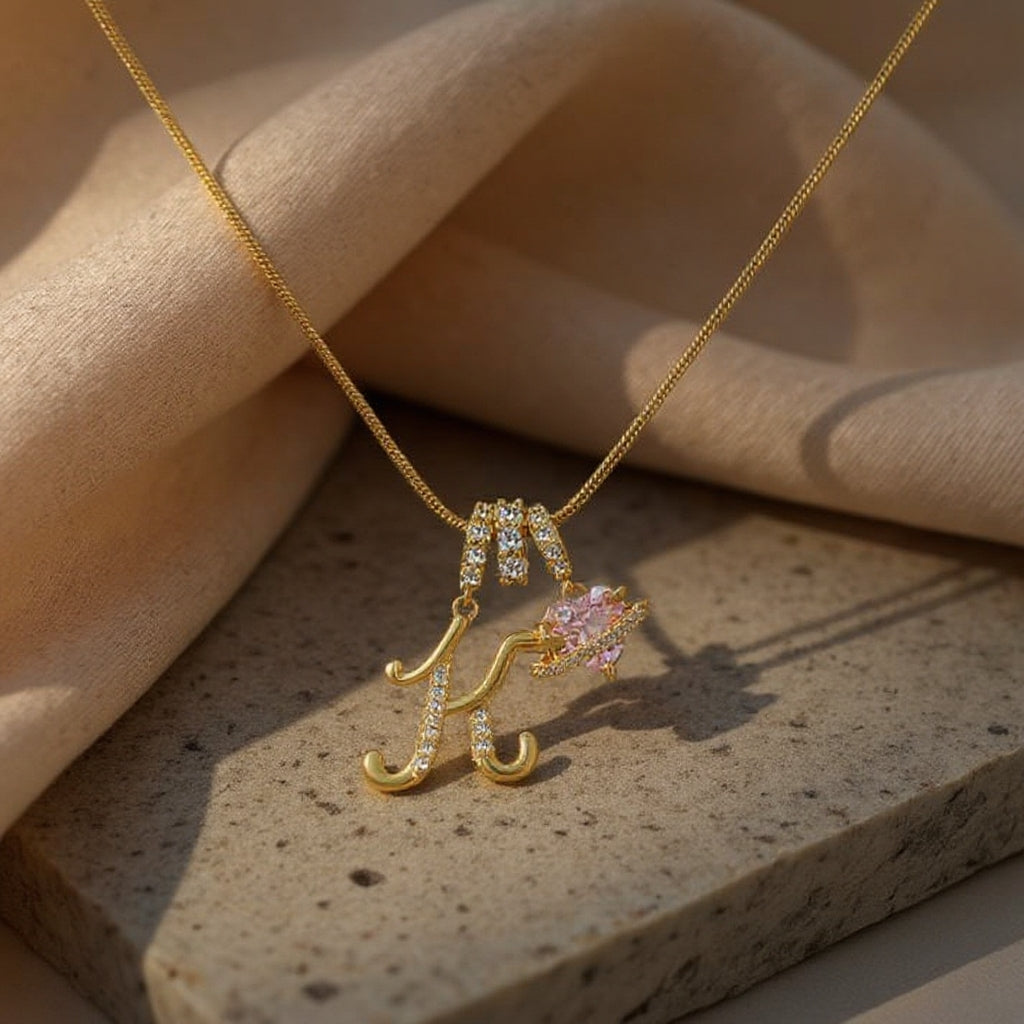 💖Onbeperkte 50% korting✨Drielaagse letter A-Z hanger ketting🎀