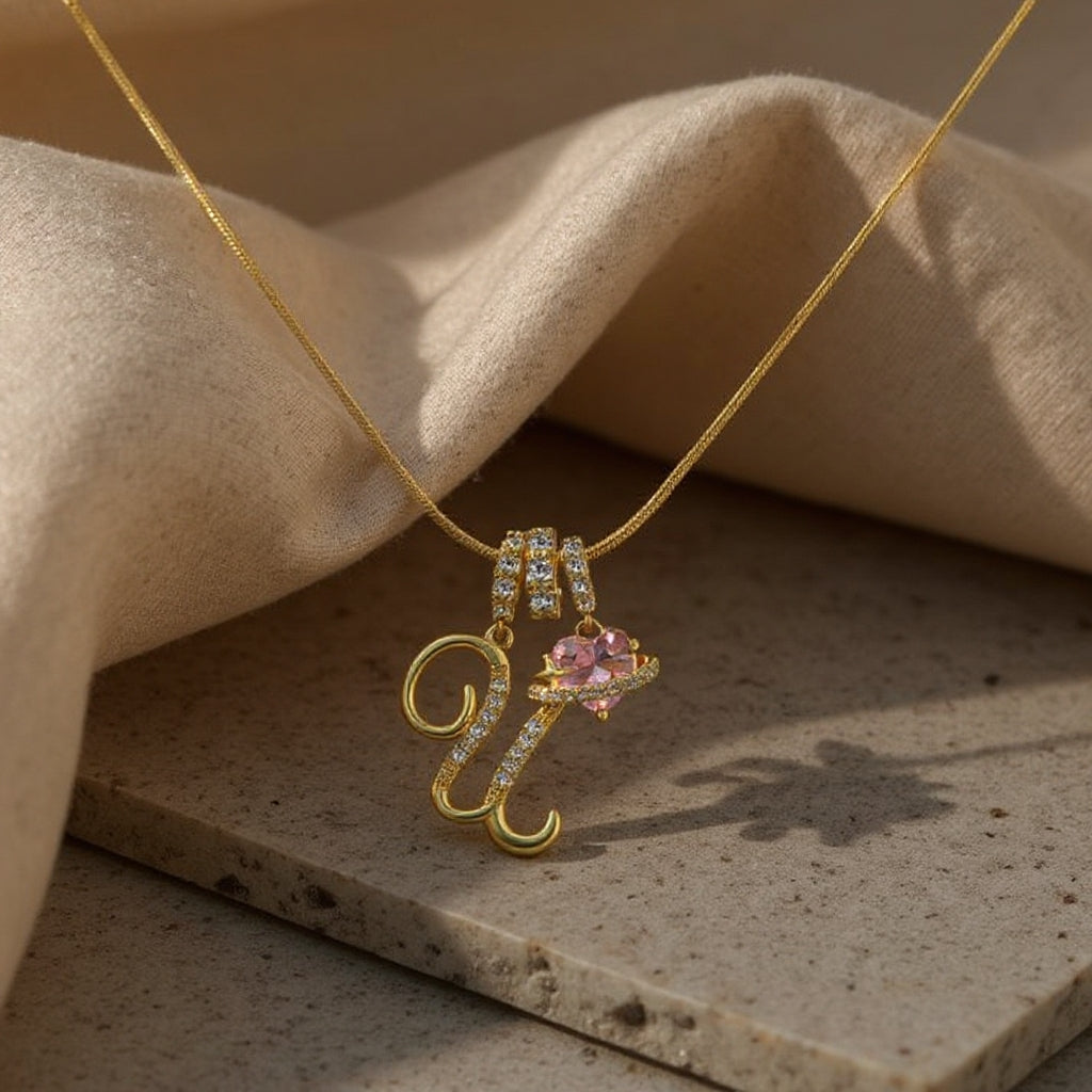 💖Onbeperkte 50% korting✨Drielaagse letter A-Z hanger ketting🎀