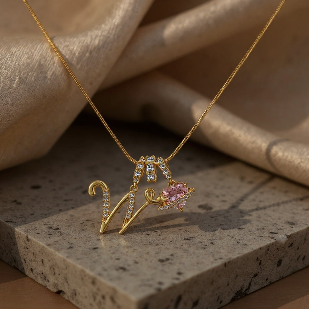 💖Onbeperkte 50% korting✨Drielaagse letter A-Z hanger ketting🎀