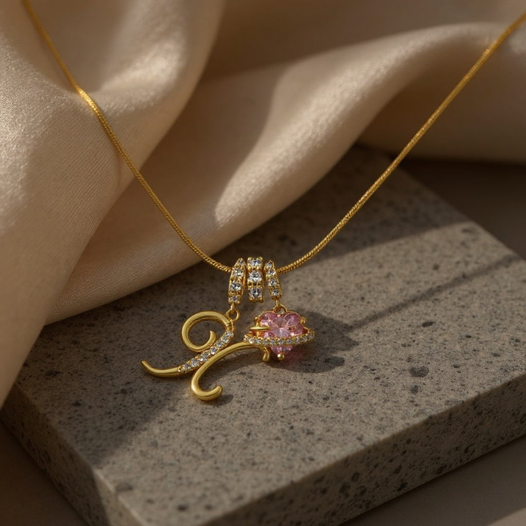 💖Onbeperkte 50% korting✨Drielaagse letter A-Z hanger ketting🎀