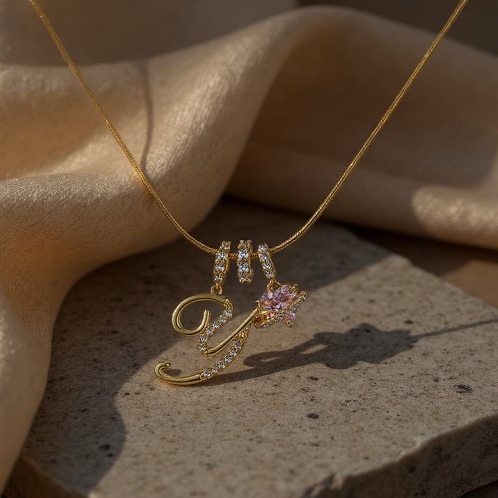💖Onbeperkte 50% korting✨Drielaagse letter A-Z hanger ketting🎀