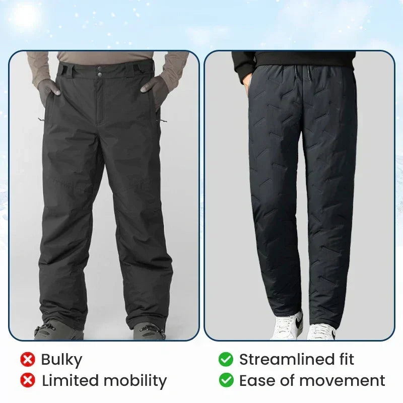 ✨ Unisex – extra zachte en warme fleece-gevoerde waterafstotende broek