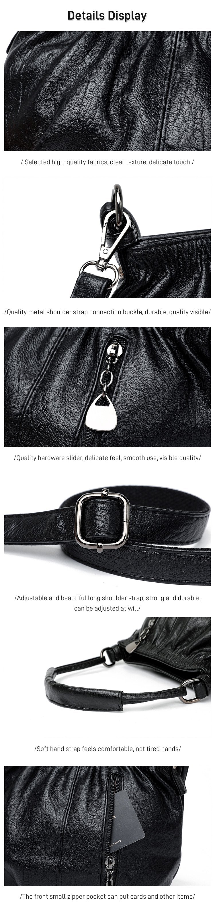 ⏳Tijdelijke aanbieding⏰ Geplooide leren bucket bag – Zacht materiaal, verstelbare schouderband en chique casual stijl ✨