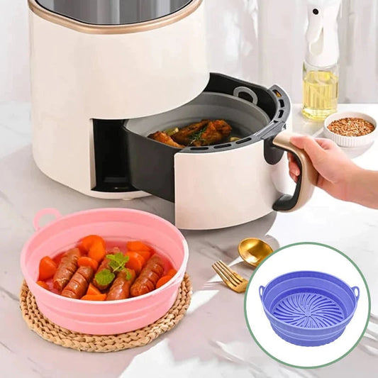 ❤️ Hoge temperatuurbestendigheid| Airfryer grillpan van siliconen