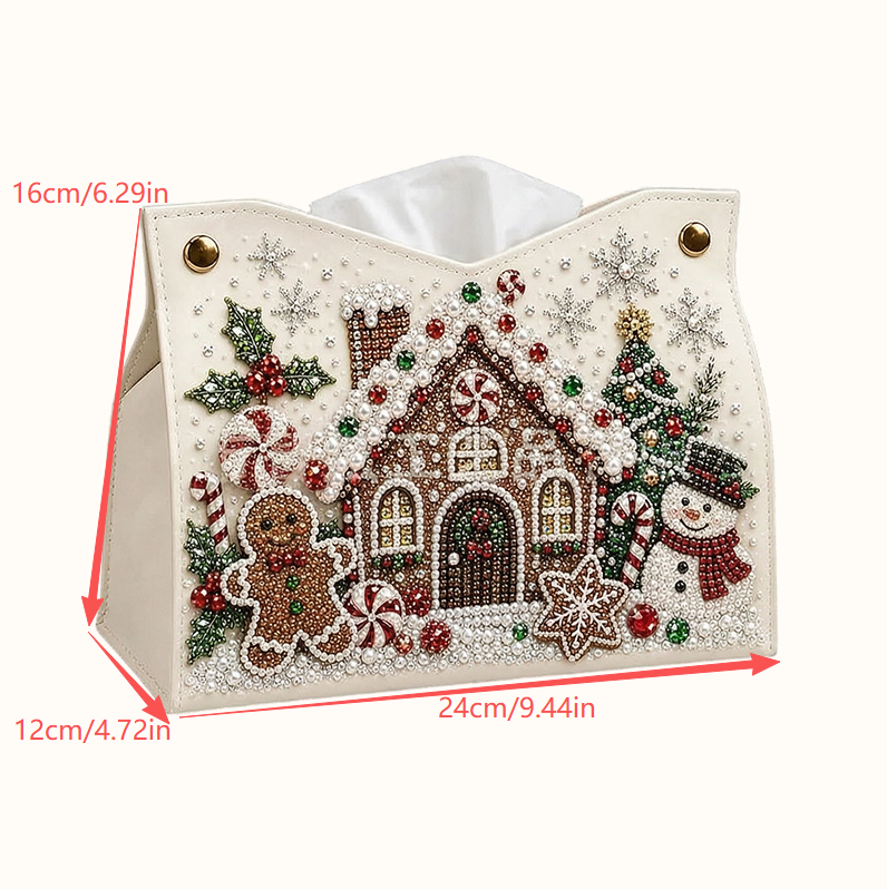 🎄 Kerst DIY Diamond Painting Tissue Box