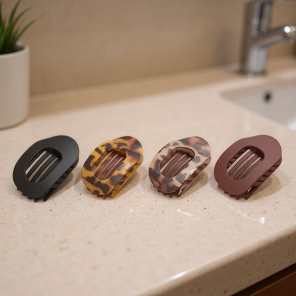 💖2026 Haarclip | Bestseller💖✨Ovale haarclips (verpakking van 4)