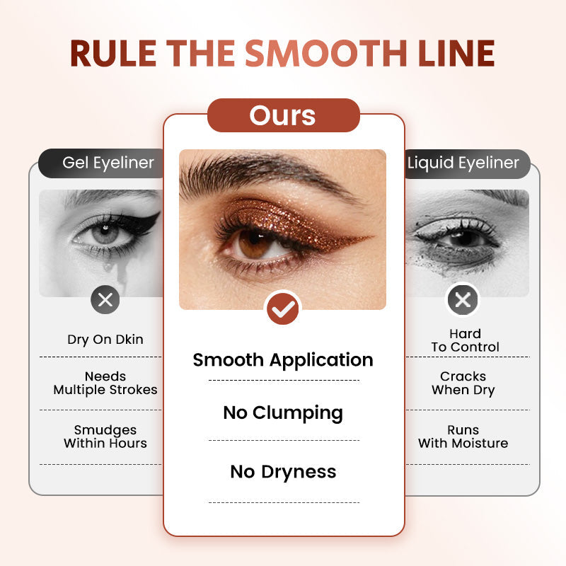 💧 14-delige waterproof gekleurde gel eyeliner potlood – metallic & shimmer afwerkingen, smudge-proof (Kleur van puntenslijper is willekeurig)