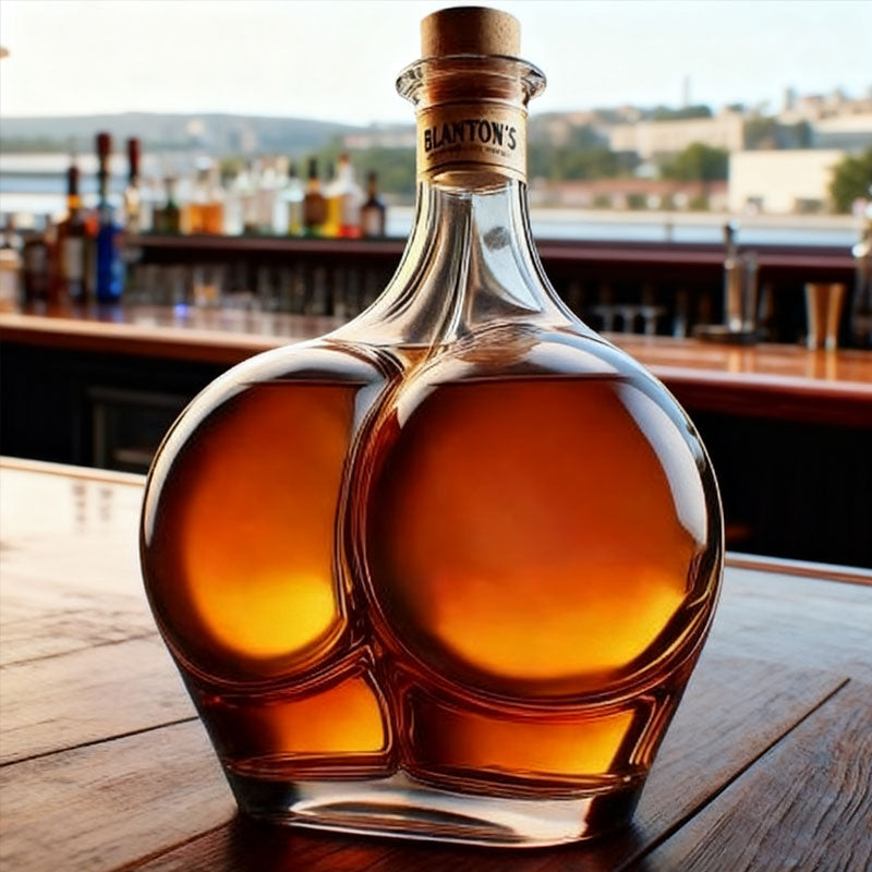 🥂Geef uw wijnproeverijen een speels tintje met deze leuke fles.