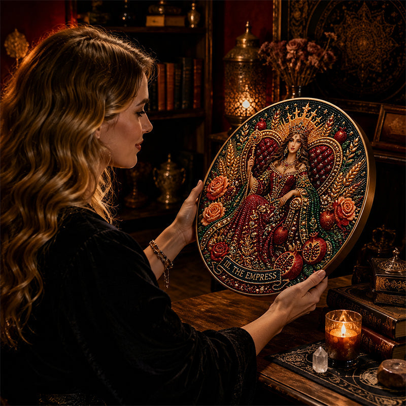 🧘‍♀️ Vind Jouw Heilige Licht: Grote Arcana Tarot Diamantkunst 🌘