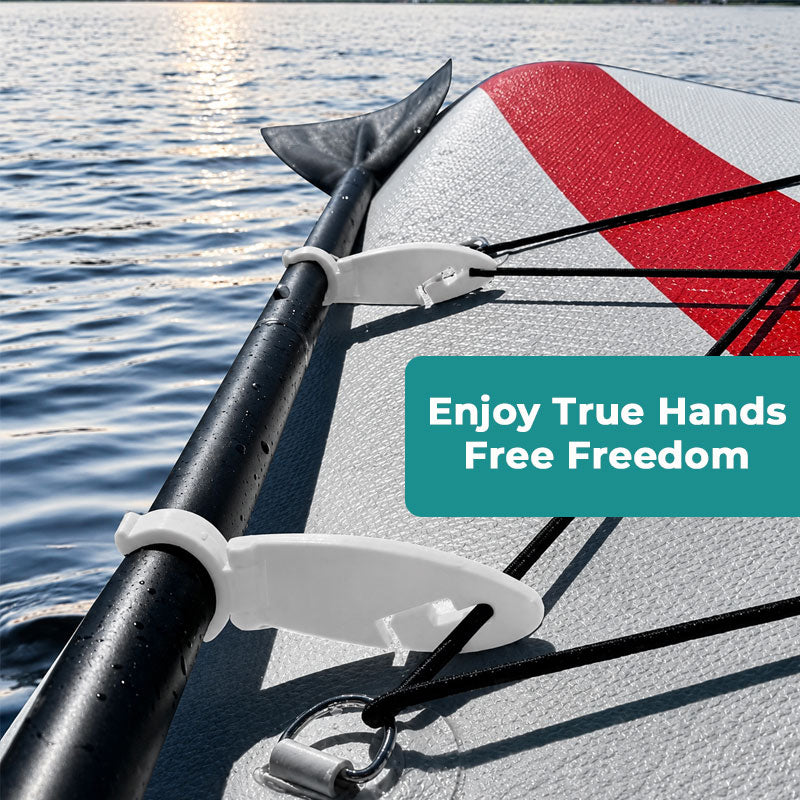 🧘‍♀️ Hands-free SUP peddelhouder: veilige dekrailclip! 🚣