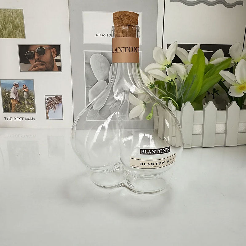 🥂Geef uw wijnproeverijen een speels tintje met deze leuke fles.