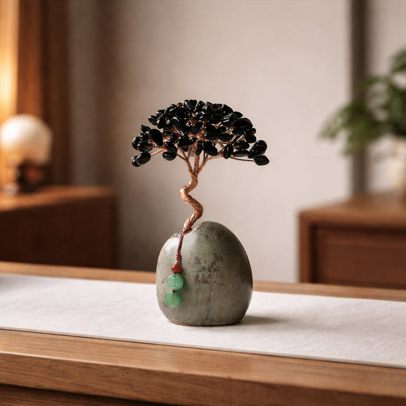 ✨ Kristallen Boom Ornament · Handgemaakt Energie Decor