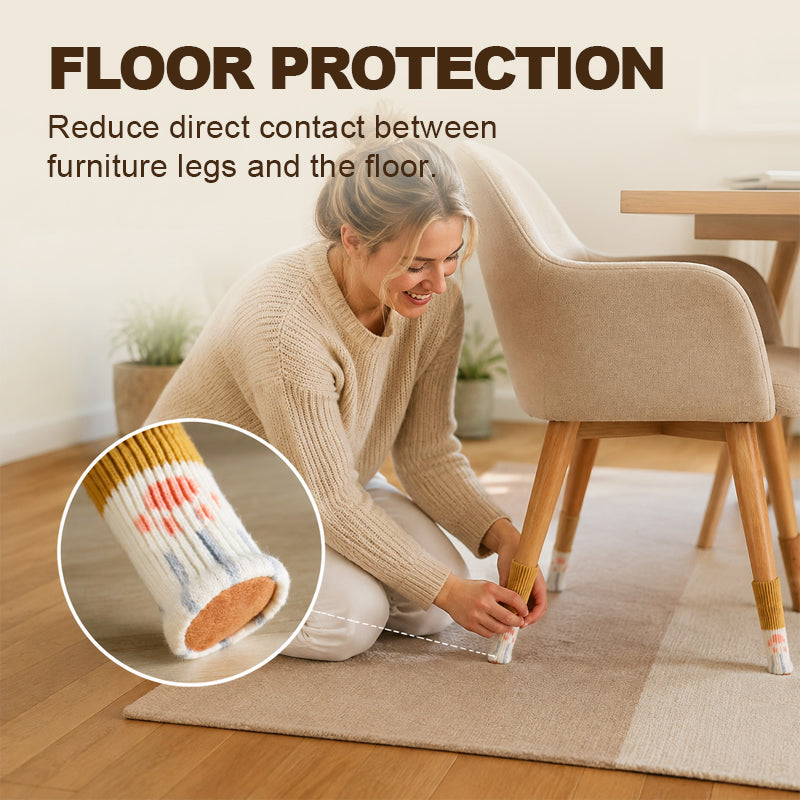🐾🔇 Stillere vloeren, schattigere stoelen — Kattenpoot‑potenbeschermers