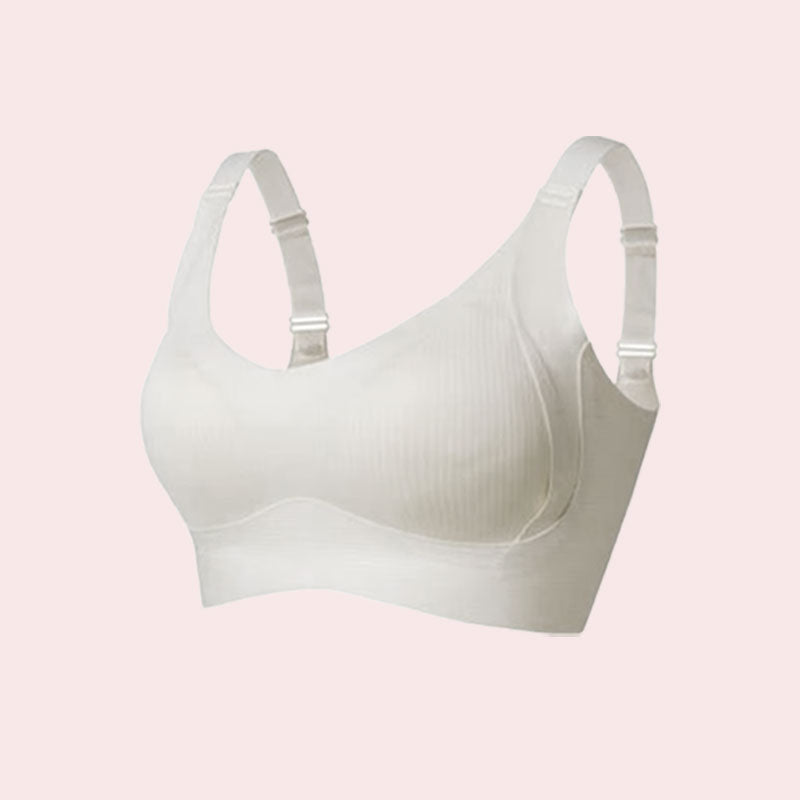 🎁Voorjaars Hot Sale 49% UIT - Geribbelde Push Up Verstelbare Draadloze BH voor Vrouwen