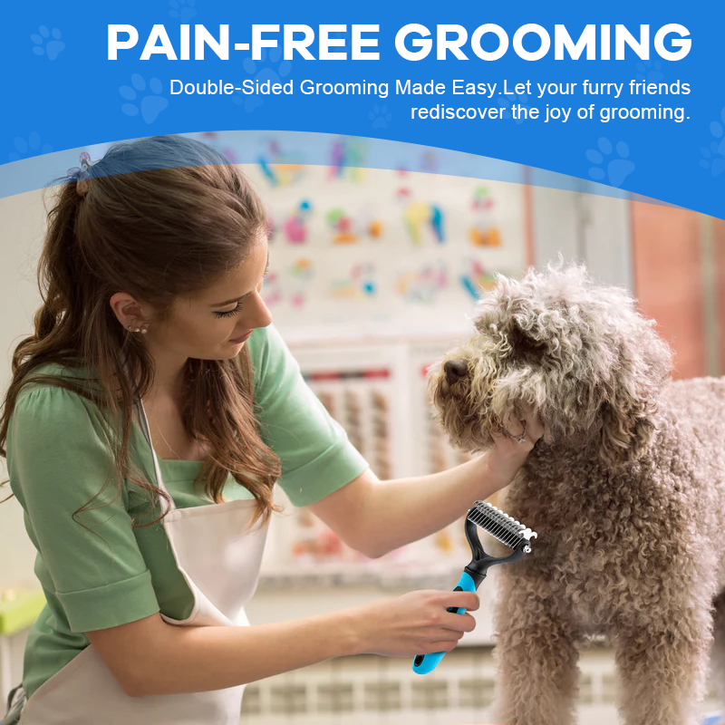 🐶Professionele verharingsborstel voor honden en katten🐱