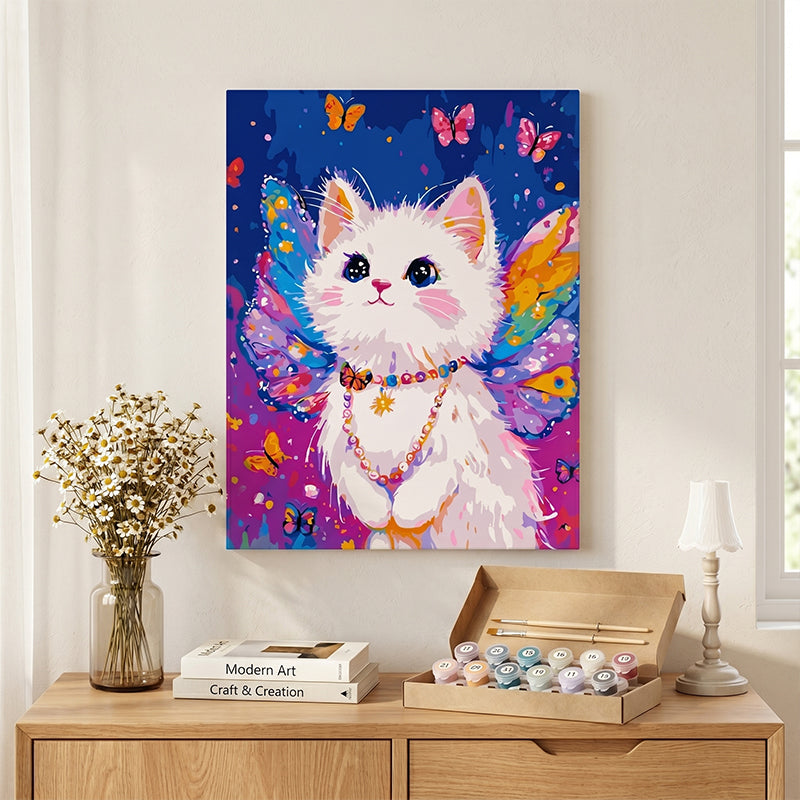 🎨 DIY Schilderen op Nummer – Ingelijste decoratiekunst | Inclusief gratis penselen en verf 🖌️
