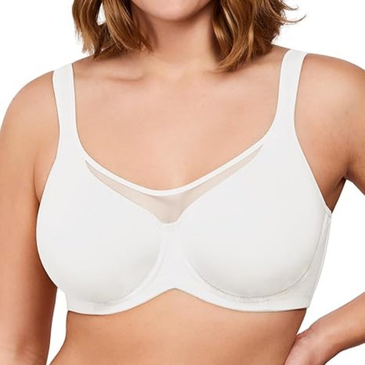 🎁 Laatste dag: Koop 1 krijg 3🔥💐Elegante doorschijnende full-cup plus-size beha voor dames 👍Verhelp verslapping van de borsten voorgoed