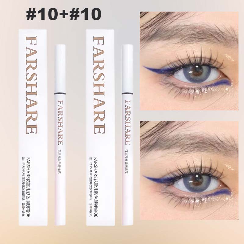 🔥Koop 1, krijg 1 gratis🌈Gekleurde eyelinerpen – Ultrafijne punt voor levendige, langdurige ooglooks