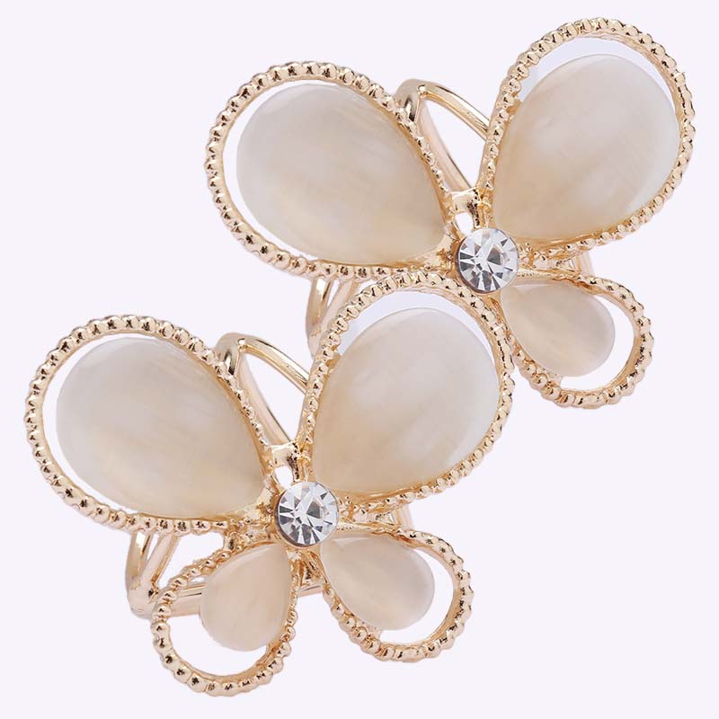 ❤️ ✨Koop 1 en krijg 1 gratis🔥Elegante dames sjaal met parel- en bloemenmotief en ringcli