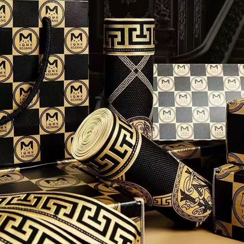 🖤 5-delige set Zwart-Gouden Heren Boxershorts 🖤