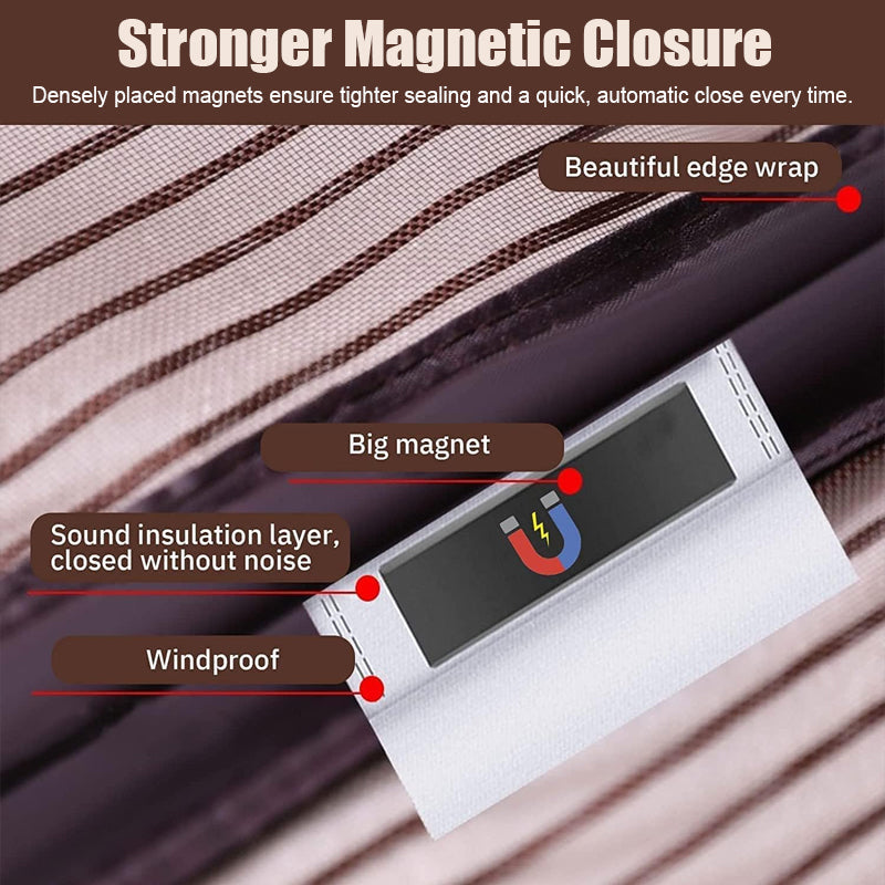 🦟 Houd ongedierte buiten – binnen 2 minuten geïnstalleerd! De magnetische gaasdeurgordijn! 🚪 Loop zo naar binnen – hij sluit automatisch vanzelf! ✨