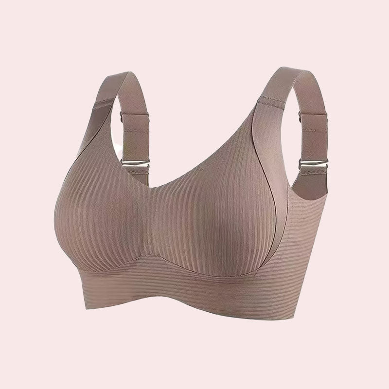 🎁Voorjaars Hot Sale 49% UIT - Geribbelde Push Up Verstelbare Draadloze BH voor Vrouwen