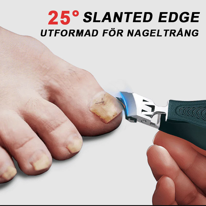 🔥Populair product van 2026🔥 Spatwaterdichte nagelknipper met 25° schuin mes, 3-delige set