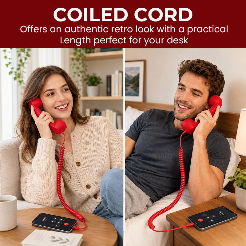 📞 Retro telefoonhoorn voor Type‑C telefoons