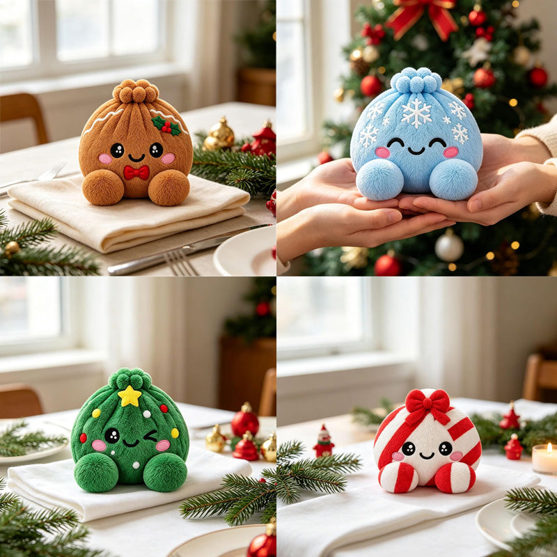🥟 Kerst Dumpling Plush Collectie