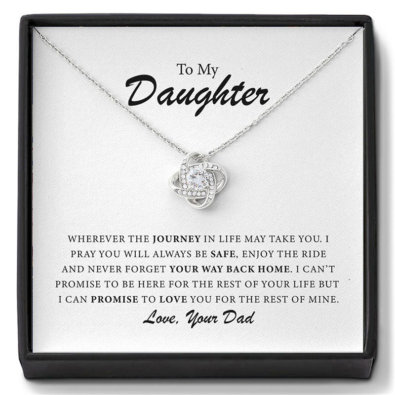 👪Aan mijn dochter – Ketting “Hart van liefde”