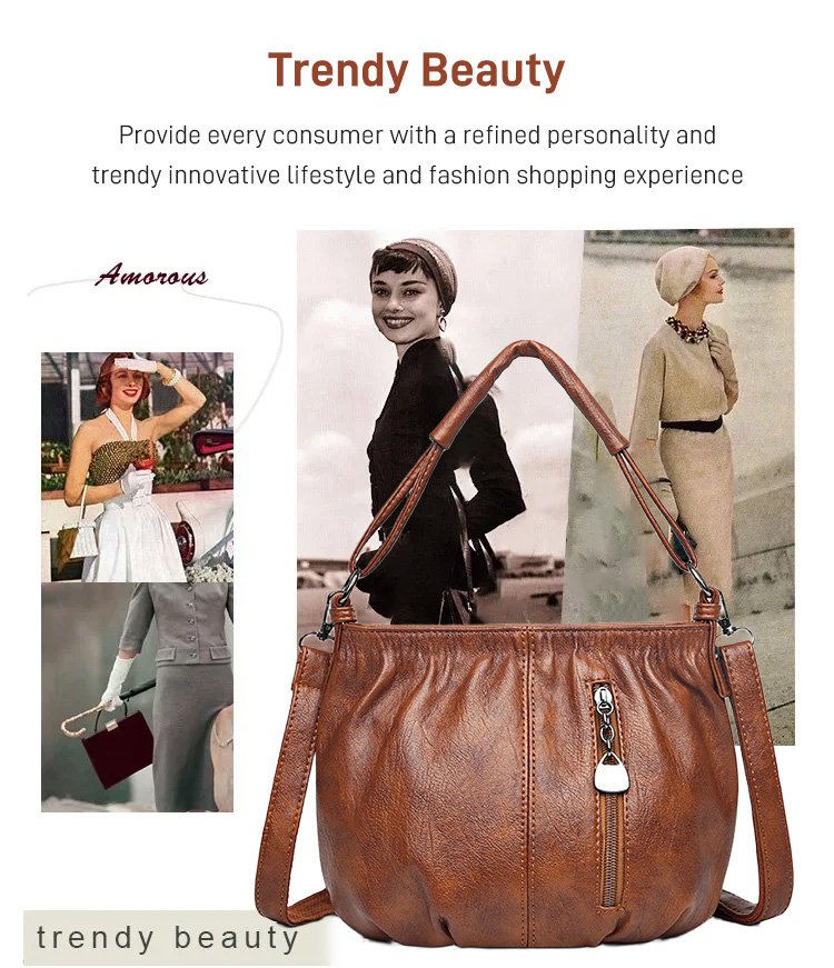 ⏳Tijdelijke aanbieding⏰ Geplooide leren bucket bag – Zacht materiaal, verstelbare schouderband en chique casual stijl ✨