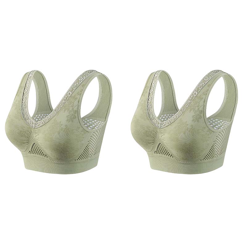【✨1+1 gratis – 2 stuks】Comfortabele, knooploze en vormgevende bh van puur katoen