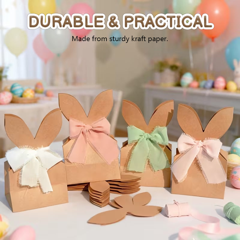 🐰Versier Je Pasen: Maak Je Eigen Paashaaszakjes met Onze DIY Kit! 🐰🌷