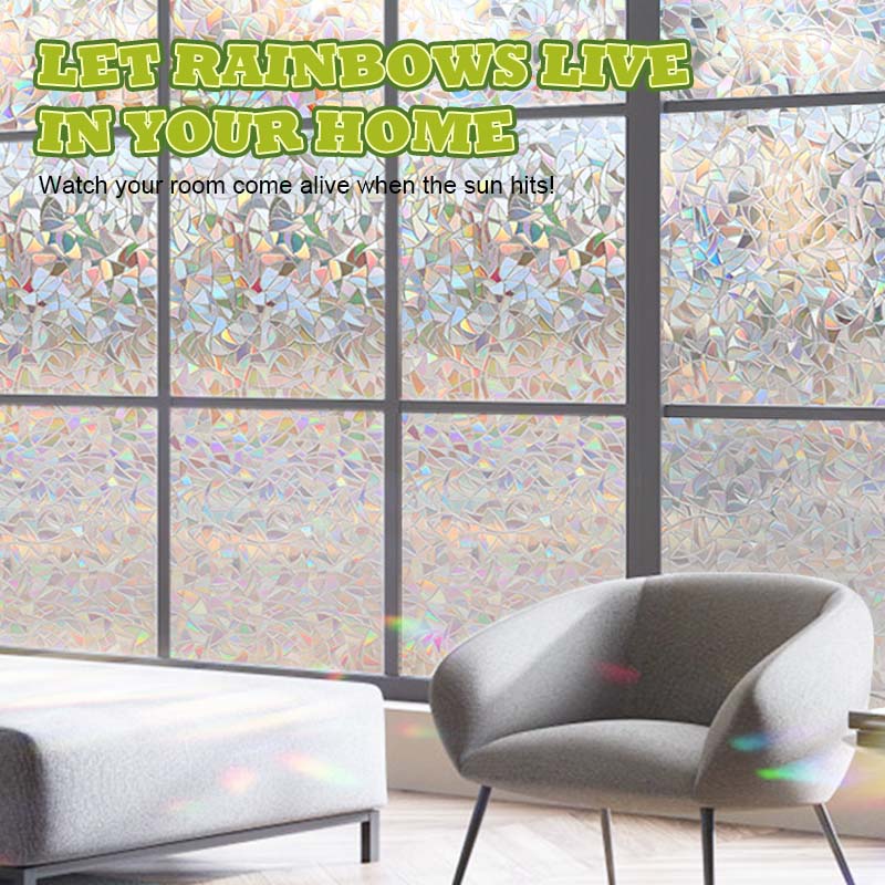 ✨Bestseller van 2026 | 🌈Rainbow Window Film: De ultieme doe-het-zelf-oplossing voor het renoveren van huis en apparaten. ✨
