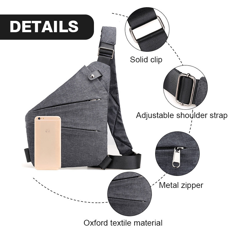 🔥 Zomerwind™ antidiefstal schoudertas