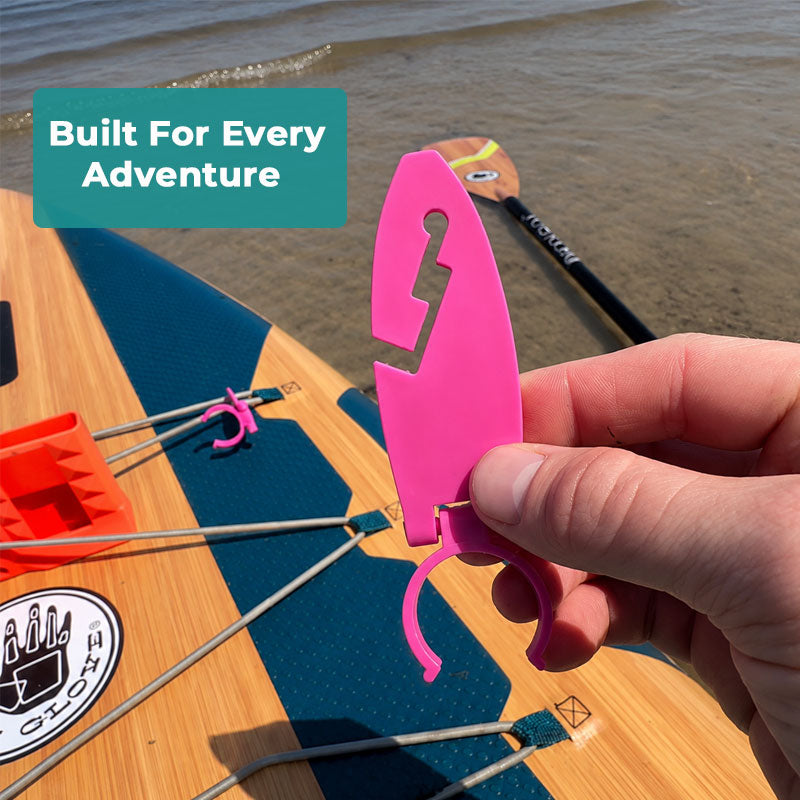 🧘‍♀️ Hands-free SUP peddelhouder: veilige dekrailclip! 🚣