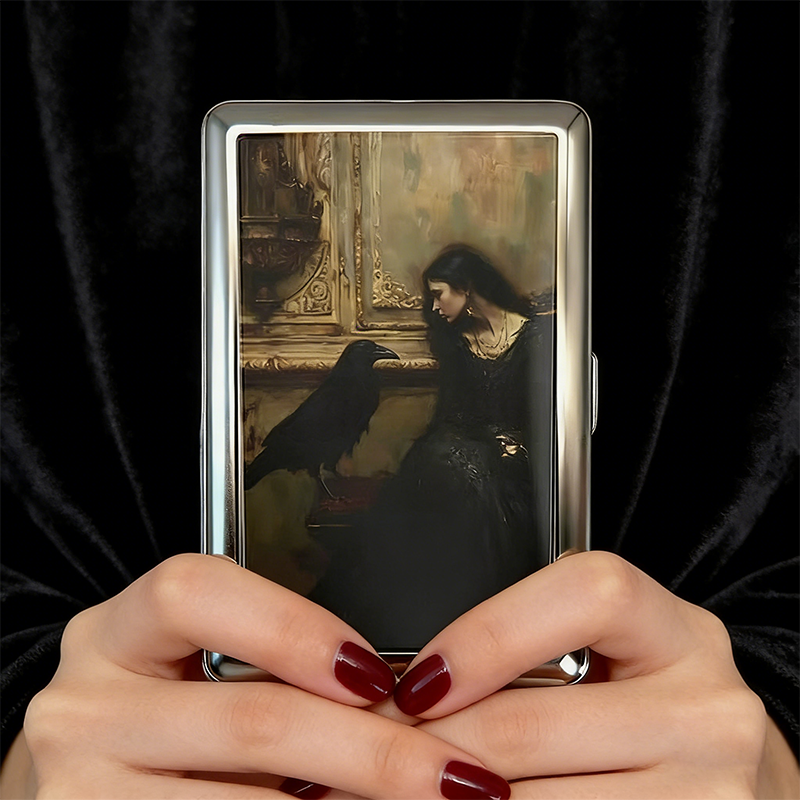 🔥 Laatste dag! 49% korting - 💖 Kaarthouder met retro kunstprint uit 2026 | Bestseller