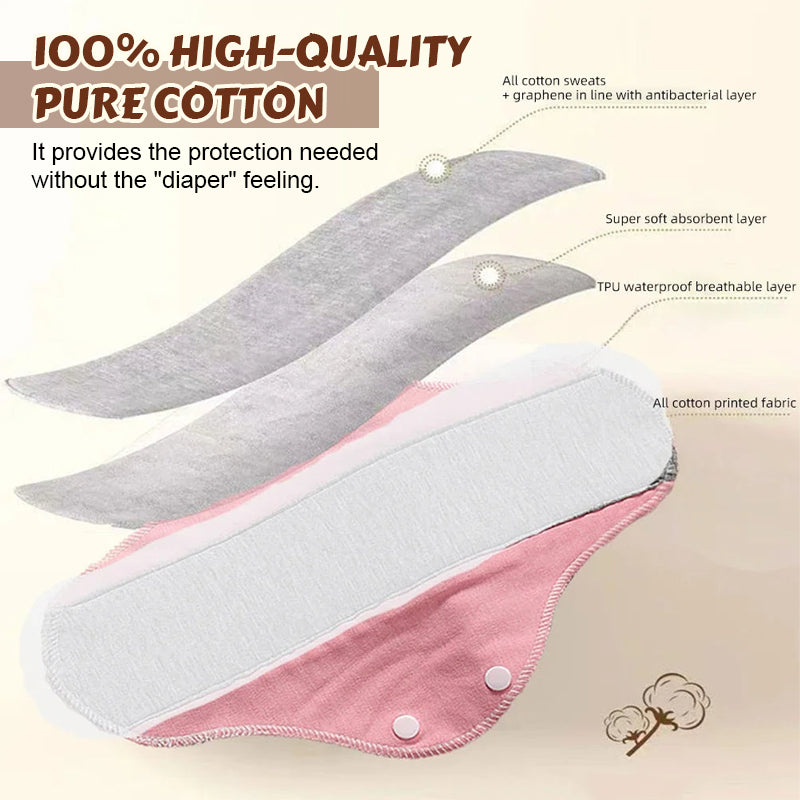 🛡️☁Herbruikbare inlegkruisjes met grafeen – Antibacterieel comfort 🛡☁