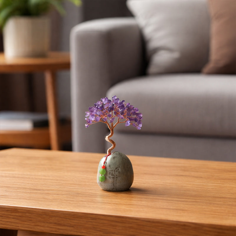 ✨ Kristallen Boom Ornament · Handgemaakt Energie Decor