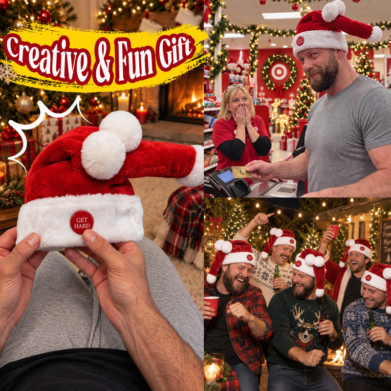 🎅 Grappige bewegende Kerstmuts – leuk accessoire voor kerstfeestjes